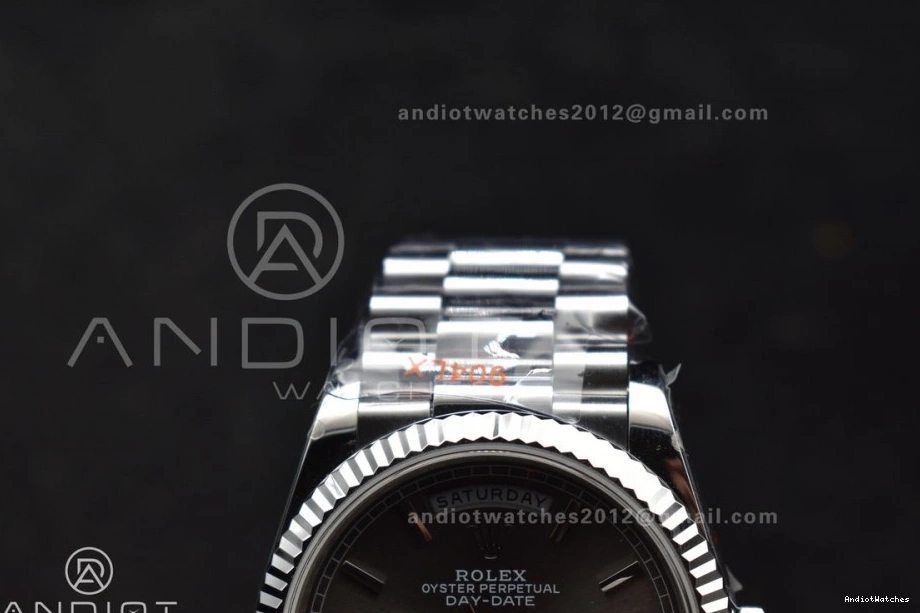 (Gain Bracelet vr3255 Grey Weight) SS V5 QF President 36 683 DailyWear Steel on Edition 904L Best Dial DayDate 0715